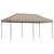 Produktbild 5 för Pop-Up hopfällbart partytält 580x292x315 cm taupe
