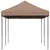 Produktbild 4 för Pop-Up hopfällbart partytält 580x292x315 cm brun