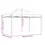 Produktbild 9 för Pop-Up hopfällbart partytält 440x292x315 cm beige