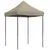 Produktbild 2 för Pop-Up hopfällbart partytält 200x200x306 cm taupe
