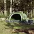 Produktbild 3 för Campingtält 3 personer grön snabbrest
