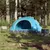 Produktbild 3 för Campingtält 3 personer blå snabbrest