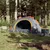 Produktbild 3 för Campingtält 4 personer grå och orange snabbrest