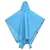 Produktbild 3 för Regnponcho med huva 2-i-1 blå 223x145 cm