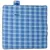 Produktbild 2 för Picknickfilt vikbar blå pläd 200x200 cm sammet