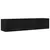Produktbild 2 för Väggskåp svart 75x18x16,5 cm konstruerat trä