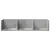 Produktbild 5 för Väggskåp 2 st betonggrå 75x18x16,5 cm konstruerat trä