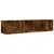 Produktbild 6 för Väggskåp 2 st rökfärgad ek 75x18x16,5 cm konstruerat trä