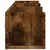 Produktbild 7 för Väggskåp 2 st rökfärgad ek 75x18x16,5 cm konstruerat trä