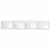 Produktbild 5 för Väggskåp vit 99x18x16,5 cm konstruerat trä