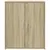 Produktbild 5 för Skänk sonoma-ek 60x31x70 cm konstruerat trä