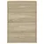 Produktbild 5 för Skänk sonoma-ek 60x31x84 cm konstruerat trä