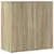 Produktbild 2 för Skänk sonoma-ek 79x38x80 cm konstruerat trä