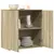Produktbild 4 för Skänk sonoma-ek 79x38x80 cm konstruerat trä