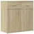 Produktbild 2 för Skänk sonoma-ek 79x38x80 cm konstruerat trä