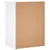 Produktbild 8 för Skänk vit 60x39x80 cm konstruerat trä