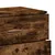 Produktbild 9 för Skänk rökfärgad ek 60x39x80 cm konstruerat trä