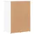 Produktbild 7 för Skänk vit 59x39x80 cm konstruerat trä
