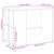 Produktbild 9 för Skrivbord vit 102x50x75 cm konstruerat trä
