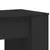 Produktbild 7 för Skrivbord svart 140x50x75 cm konstruerat trä