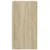 Produktbild 6 för Sängbord sonoma-ek 35x34x65 cm konstruerat trä