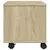 Produktbild 6 för Skrivarställ med hjul sonoma-ek 41x32x34,5 cm