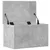 Produktbild 7 för Förvaringslåda betonggrå 60x35x35 cm konstruerat trä