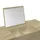 Sminkbord med spegel sonoma-ek 100x45x76 cm