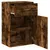Produktbild 4 för Förvaringsskåp rökfärgad ek 56,5x39x90 cm konstruerat trä