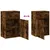 Produktbild 8 för Förvaringsskåp rökfärgad ek 56,5x39x90 cm konstruerat trä
