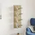 Produktbild 3 för Vägghylla 4-hyllor sonoma ek 33x16x90 cm