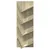 Produktbild 5 för Vägghylla 4-hyllor sonoma ek 33x16x90 cm