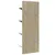 Produktbild 7 för Vägghylla 4-hyllor sonoma ek 33x16x90 cm
