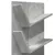 Produktbild 8 för Vägghylla 4-hyllor betonggrå 33x16x90 cm