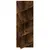 Produktbild 5 för Vägghylla 4-hyllor rökfärgad ek 33x16x90 cm
