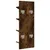 Produktbild 7 för Vägghylla 4-hyllor rökfärgad ek 33x16x90 cm