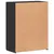 Produktbild 6 för Dokumentskåp svart 60x32x77,5 cm konstruerat trä
