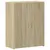 Produktbild 2 för Dokumentskåp sonoma-ek 60x32x77,5 cm konstruerat trä