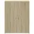 Produktbild 4 för Dokumentskåp sonoma-ek 60x32x77,5 cm konstruerat trä
