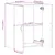 Produktbild 10 för Dokumentskåp sonoma-ek 60x32x77,5 cm konstruerat trä