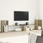 TV-skåp 2 st sonoma-ek 100x30x50 cm konstruerat trä