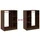 Garderob brun ek 77x48x102 cm konstruerat trä