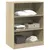 Produktbild 4 för Garderob sonoma-ek 77x48x102 cm konstruerat trä