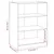 Produktbild 10 för Garderob betonggrå 77x48x102 cm konstruerat trä