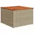 Produktbild 6 för Loungegrupp för trädgården m. dynor 11 delar beige konstrotting