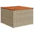 Produktbild 6 för Loungegrupp för trädgården m. dynor 11 delar beige konstrotting