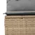Produktbild 6 för Matgrupp för trädgården med dynor 8 delar beige konstrotting