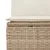 Produktbild 7 för Soffgrupp för trädgården med dynor 9 delar beige konstrotting
