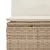 Produktbild 7 för Soffgrupp för trädgård med dynor 10 delar beige konstrotting