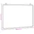 Produktbild 6 för Magnetisk whiteboard 40x30x1,7 cm aluminium